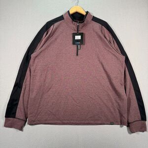Hawke & Co Sweatshirt Mens XXL Wine Heather Flex‎ Stretch Activewear Sportswear